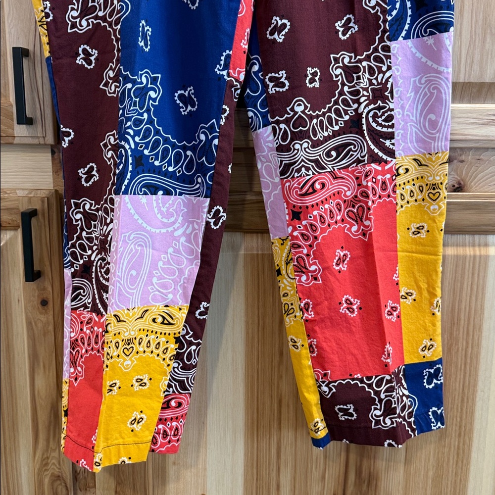 Sun + Stone Multicolor Patchwork Colorblock Banda… - image 4